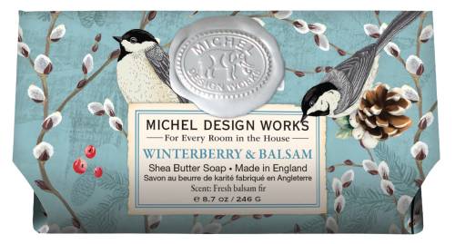 Winterberry & Balsam Large Soap Bar by Michel Design Works